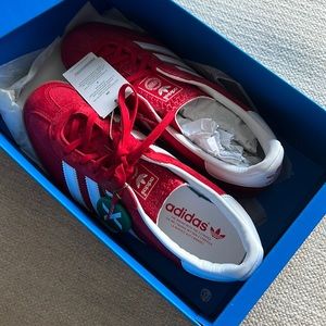 Adidas Gazelle Indoor Bold Red Size 7.5
